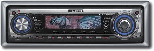 Front Standard. Kenwood - 50W x 4 MOSFET Satellite Radio/HD Radio-Ready CD Deck.
