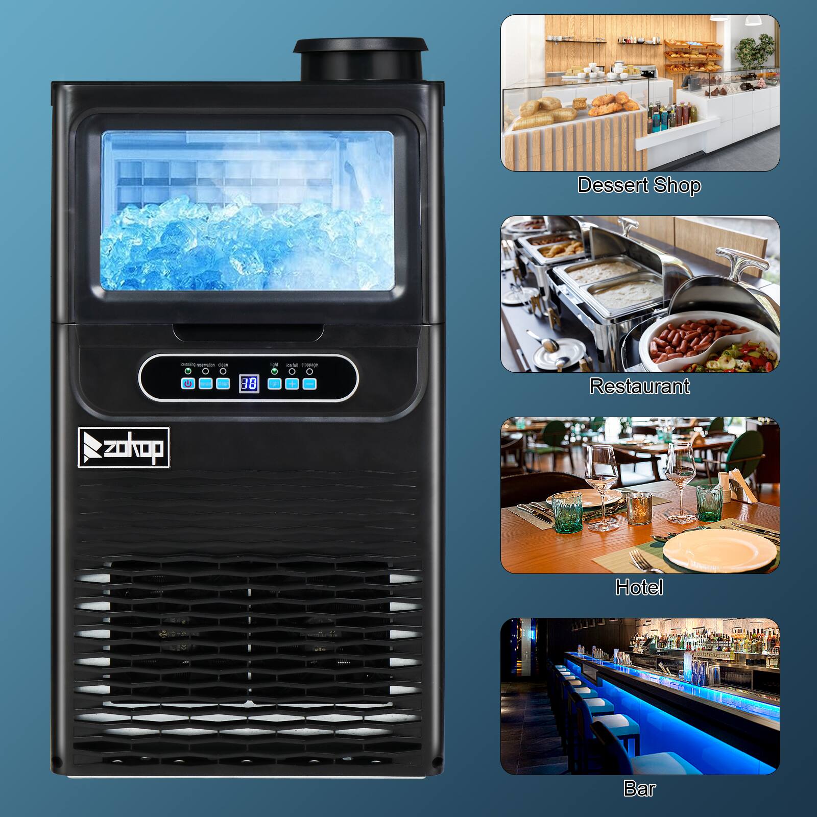 Dessert Shop  
Restaurant  
Hotel  
Bar  

zokup