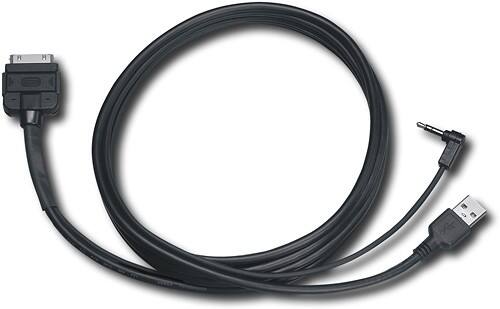 Front Standard. Kenwood - Apple® iPod™ Cable for Select Kenwood In-Dash Decks.
