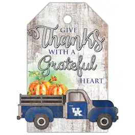 Fan Creations - Kentucky Wildcats 11'' x 19'' Gift Tag Truck Sign - White
