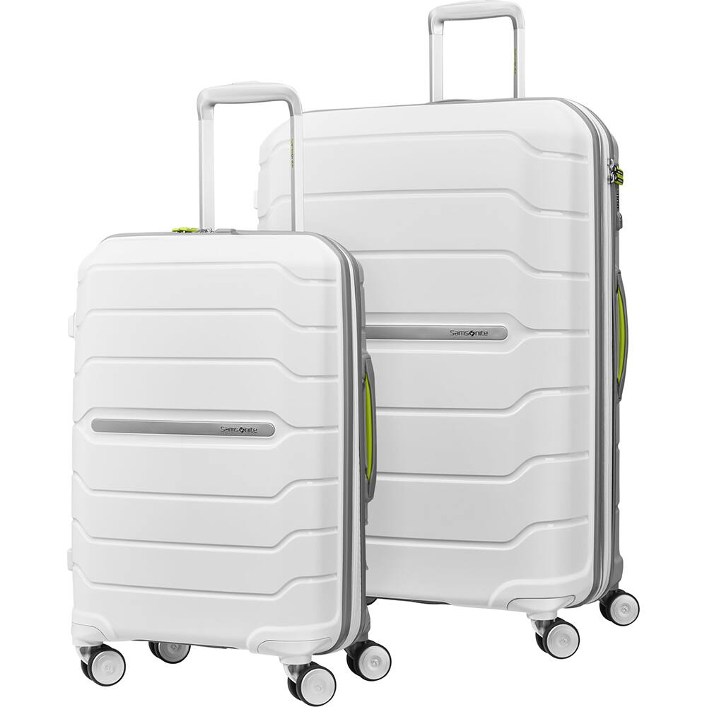 Samsonite - Freeform Hardside Expandable Spinner Luggage 2PC Set(21/28-Carry-on/Large) 80242-4744 - White|Grey