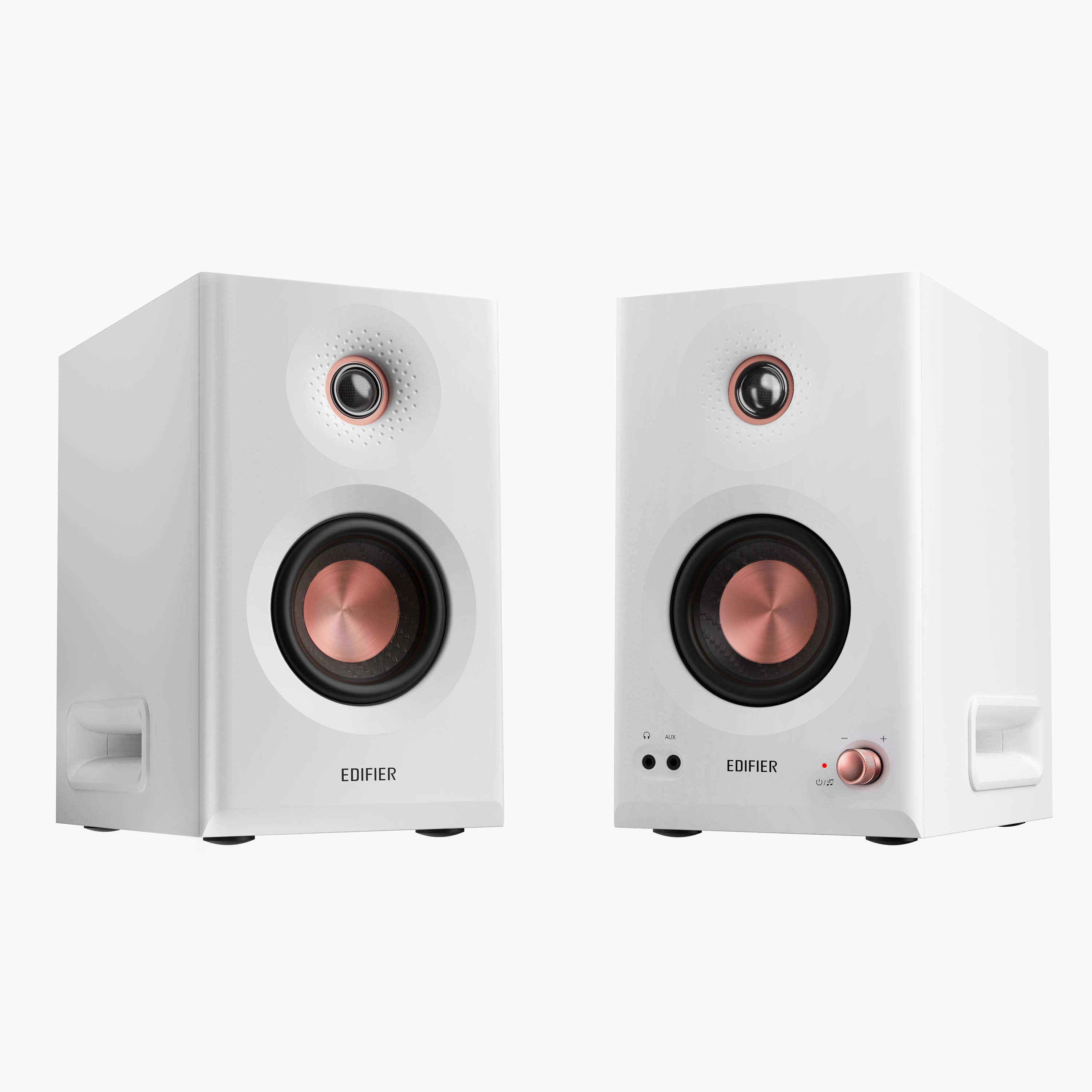 Edifier - MR5 Powered Studio Monitor 2.0 Speakers (Pair) - White - Front_Zoom