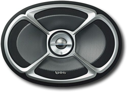Front Standard. Infinity - 6" x 9" 2-Way Car Speakers with Plus One Cones (Pair).