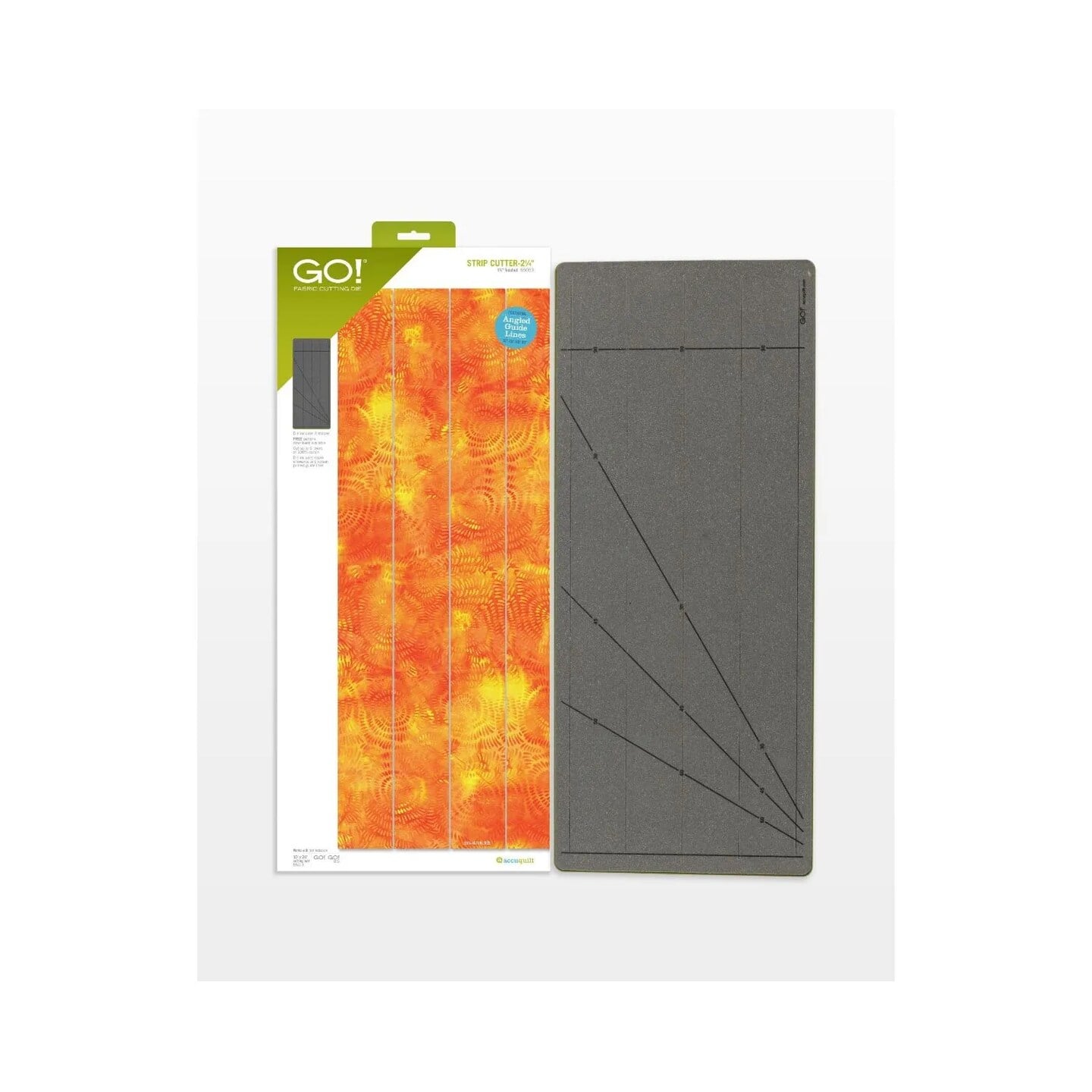 AccuQuilt - GO! Fabric Cutting Dies; 2-1/4 inch; Strip Cutter - Multicolor