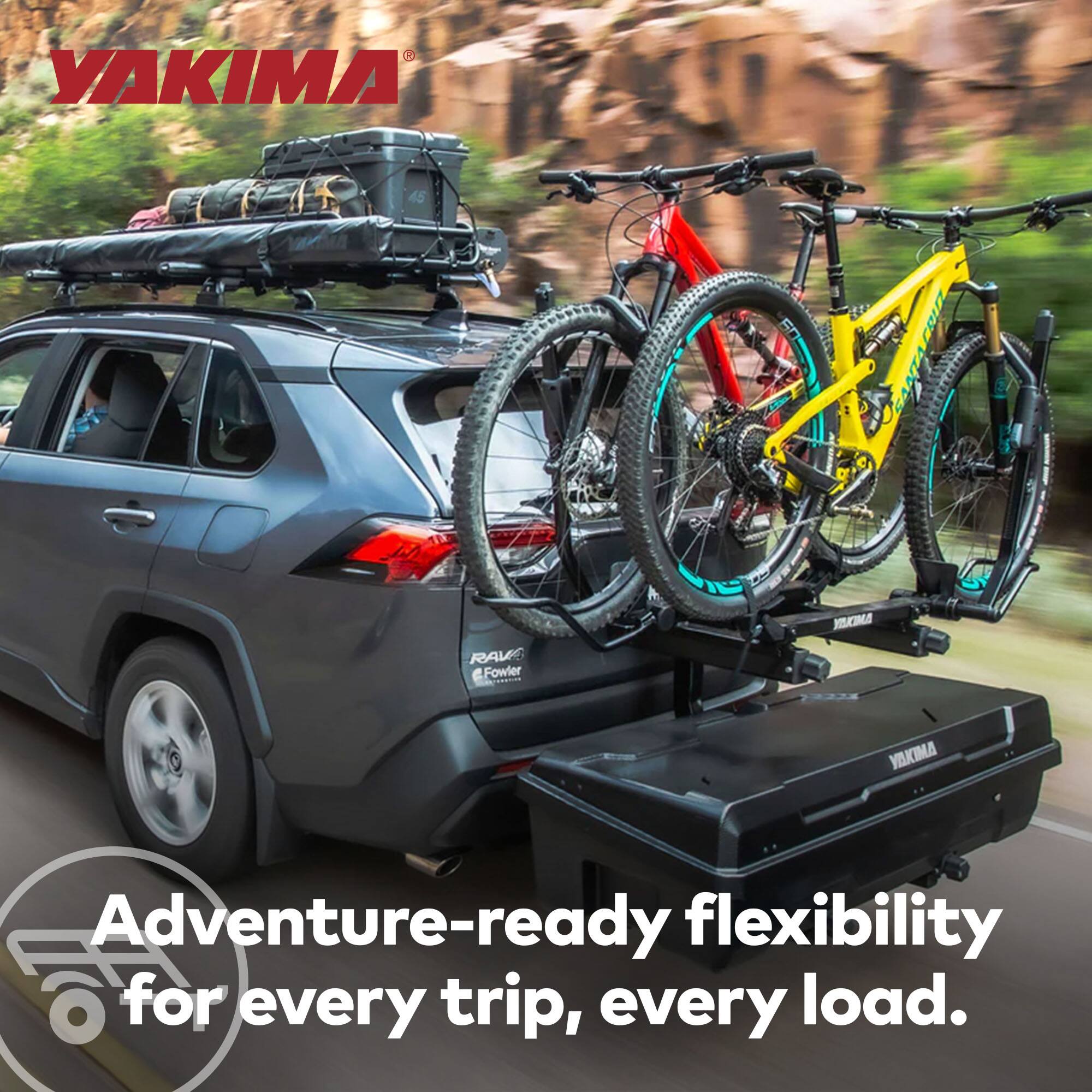 YAKIMA  
Adventure-ready flexibility for every trip, every load.