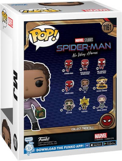 FUNKO POP! MARVEL: Spider Man No Way Home MJ with Box