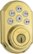 Front Zoom. Kwikset - 910 SmartCode Touchpad Electronic Deadbolt Lock - Polished Brass.