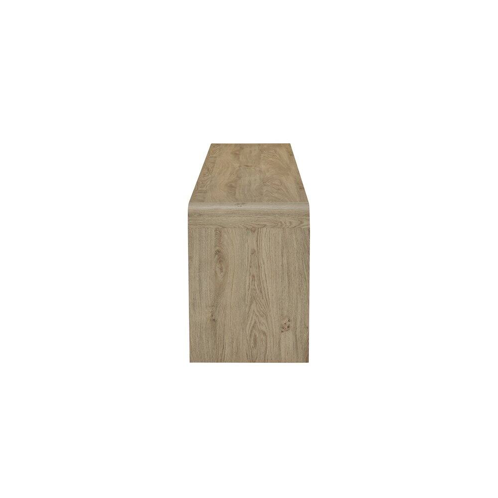 Alt View 2. New Classic Furniture - Mara Wood Natural TV Stand - Beige.