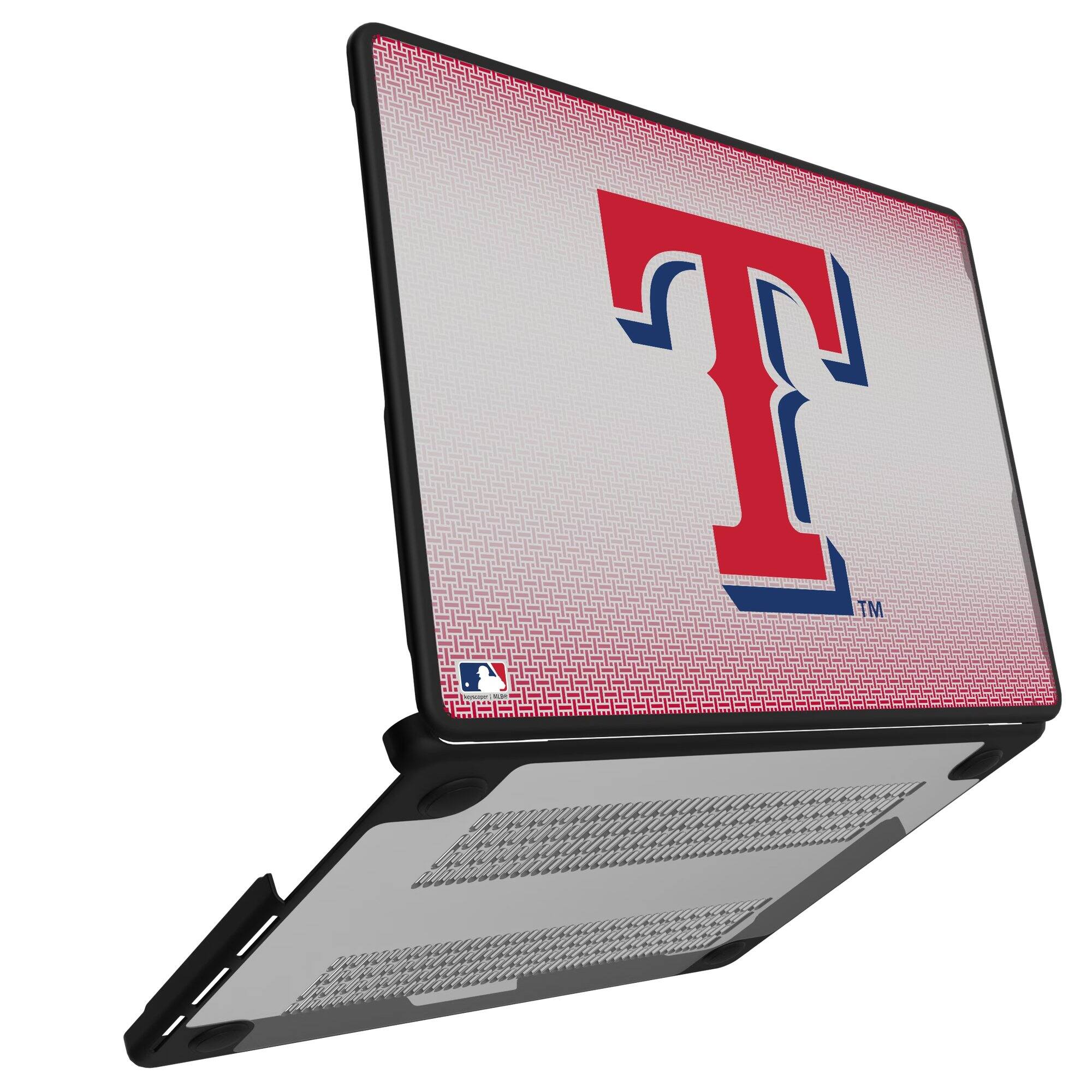 Alt View 1. Keyscaper - Texas Rangers Linen MacBook Case - Air 13 in - Multicolor.
