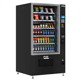 Koolmore - Refrigerated Snack and Drink Vending Machine with 60 Slots and Bill Acceptor (KM-VMR-40-B) - Black