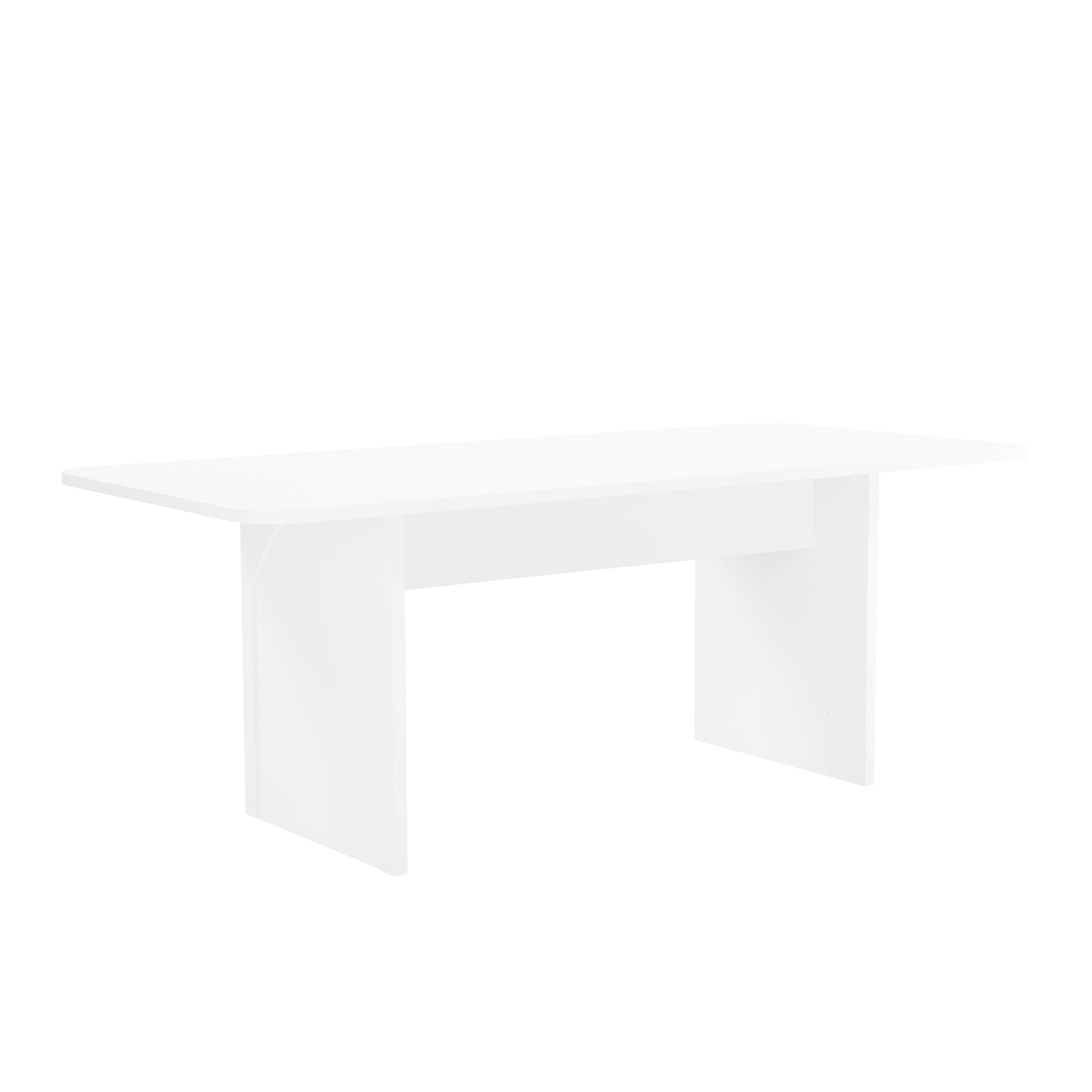 Alt View 2. Manhattan Comfort - Ella Modern 79" Dining Table - White.