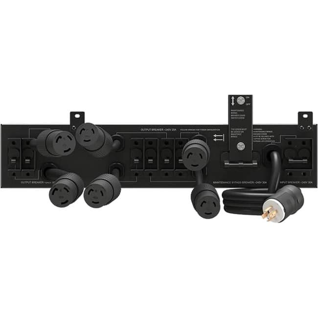 Vertiv - Liebert POD PD5 - (2) NEMA L5-30R| (4) NEMA L5-20R| UPS Maintenance Bypass for GXT5 (PD5-004) - Black