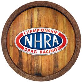 The Fan-Brand - NHRA Championship Drag Racing 20.25'' Faux Barrel Top Sign - Multicolor