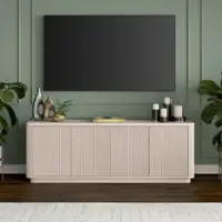 Camden&Wells - Julius TV Stand for Most TVs up to 75" - White Wash - Front_Zoom