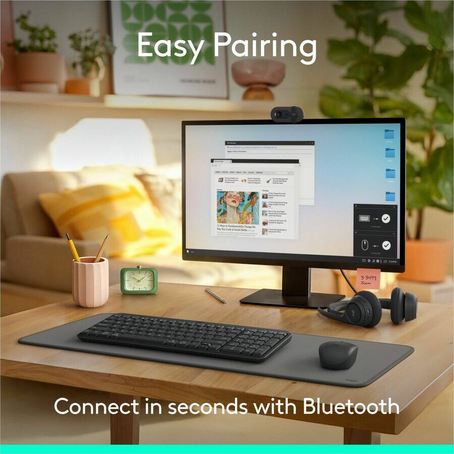 Easy Pairing

Connect in seconds with Bluetooth