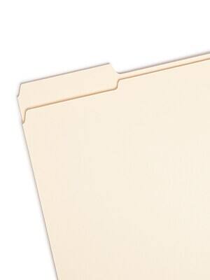 Alt View 1. Smead - Smead File Folder, Reinforced 1/3-Cut Tab, 1-1/2" Expansion, Letter Size, Manila, 50/Box (10405) - Manila.
