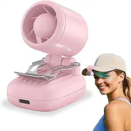Front. Loheer - Loheer Portable Clip On Fan Battery Powered Personal Mini Hat Fan for Hiking Camping Travel.