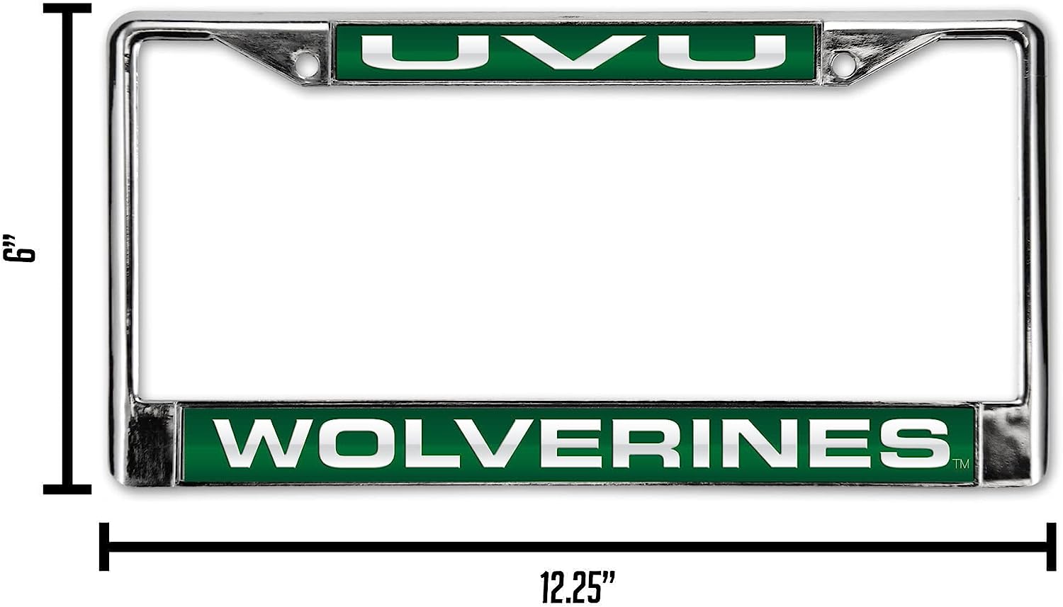UVU  
WOLVERINES  

6"  
12.25"