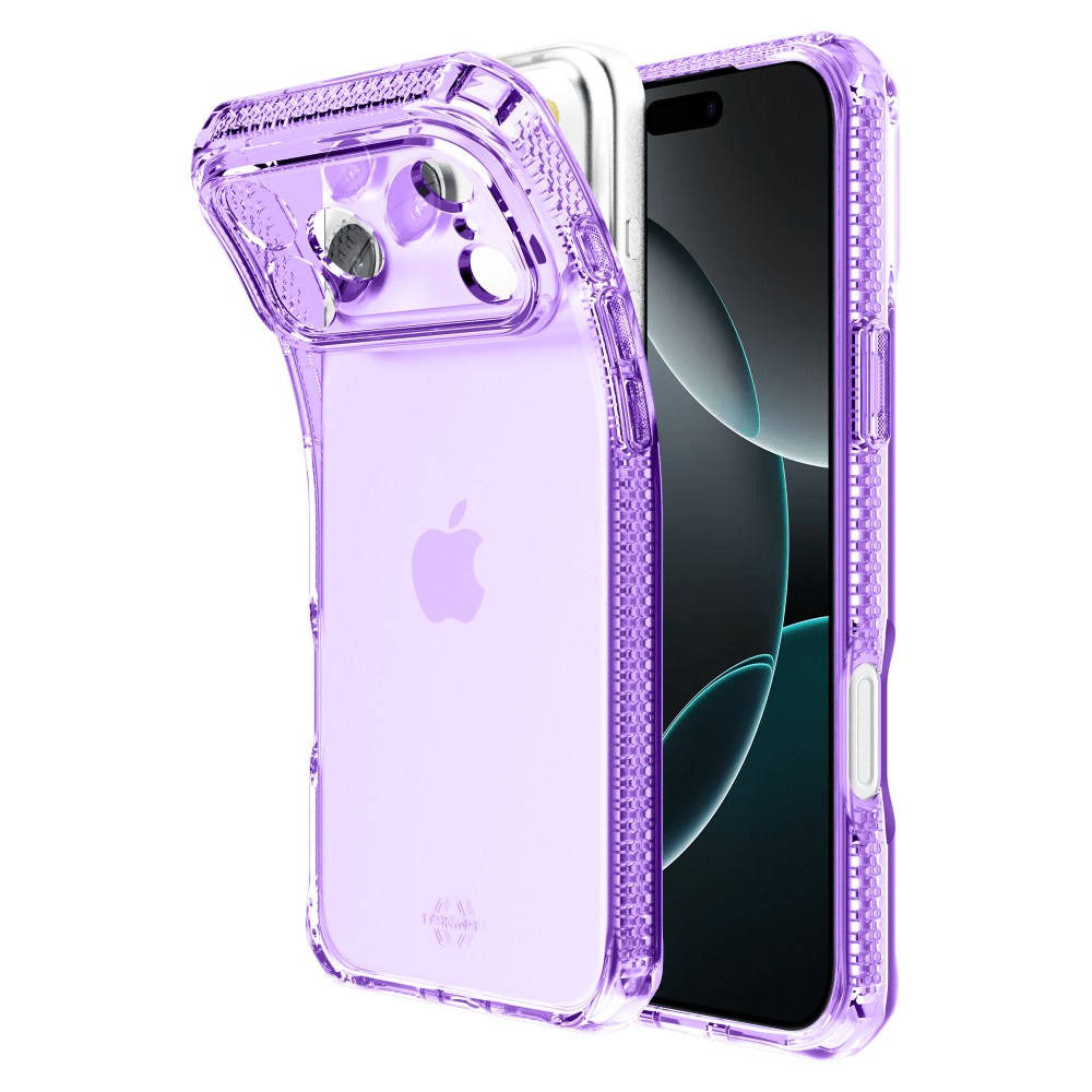Alt View 1. Itskins - SPECTRUM R // CLEAR Case for Apple iPhone 18 Pro Max / 17 Pro Max - Purple.