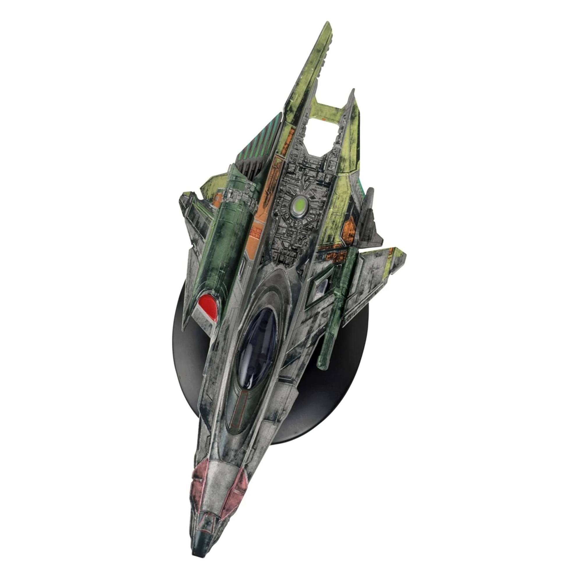 Alt View 10. Eaglemoss - Eaglemoss Star Trek Picard Ship Replica Romulan Seven of Nines Fenris Ranger - Green.