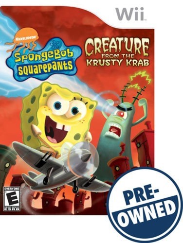  SpongeBob SquarePants: Creature from the Krusty Krab - PRE-OWNED - Nintendo Wii
