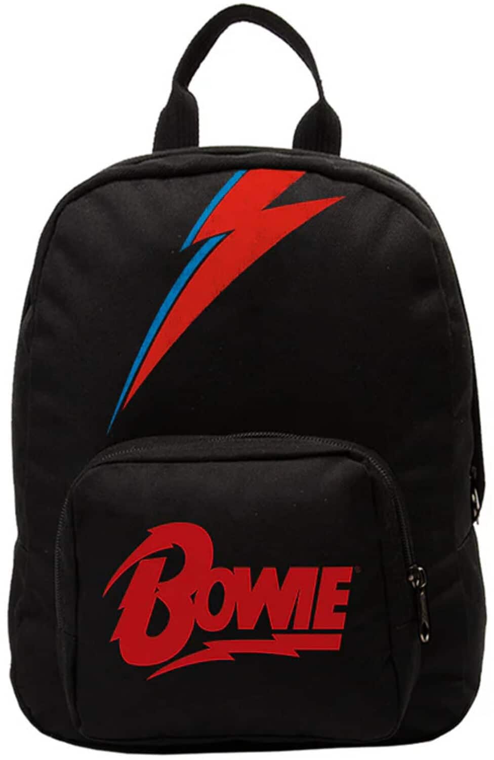 PopMarket - David Bowie - Rocksax - Bowie - Lightning Logo - Mini Backpack (Black) - Multicolor
