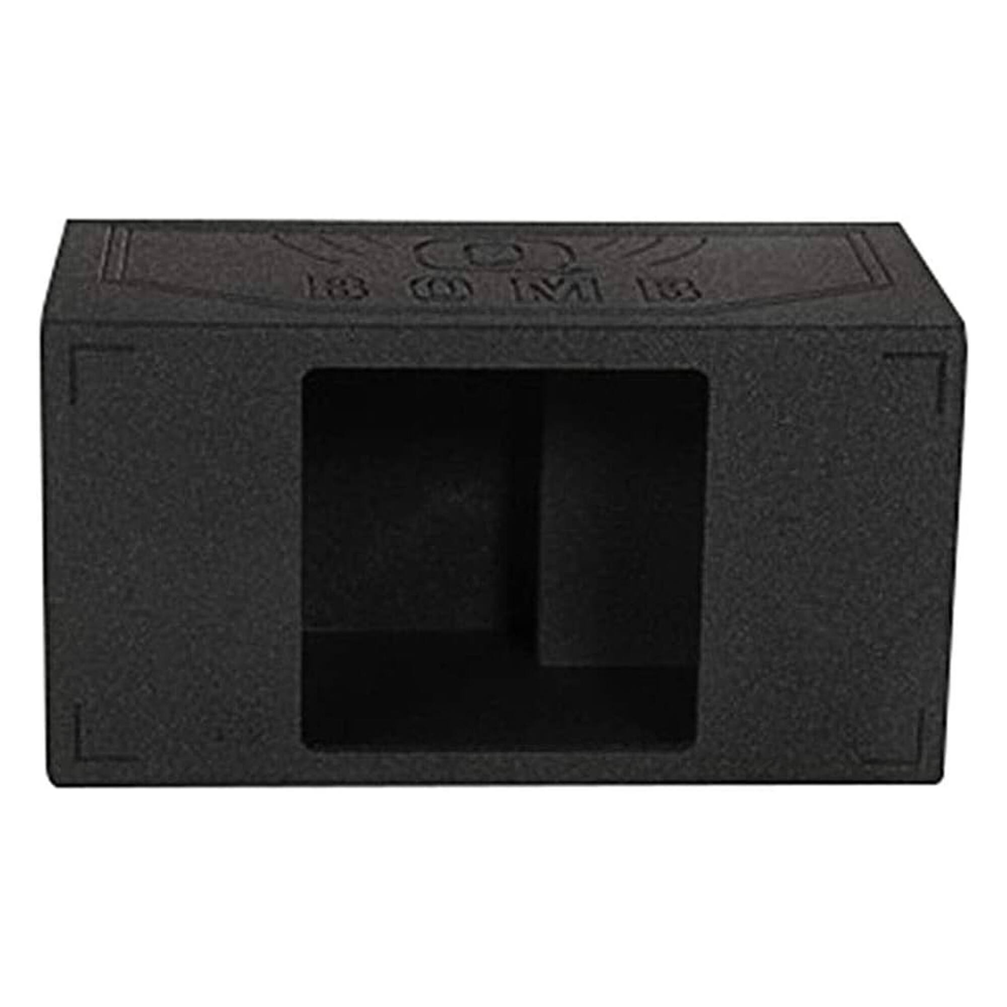 QPower Q Power QBOMB12VLSQ Single 12 Inch Side Ported Speaker Box