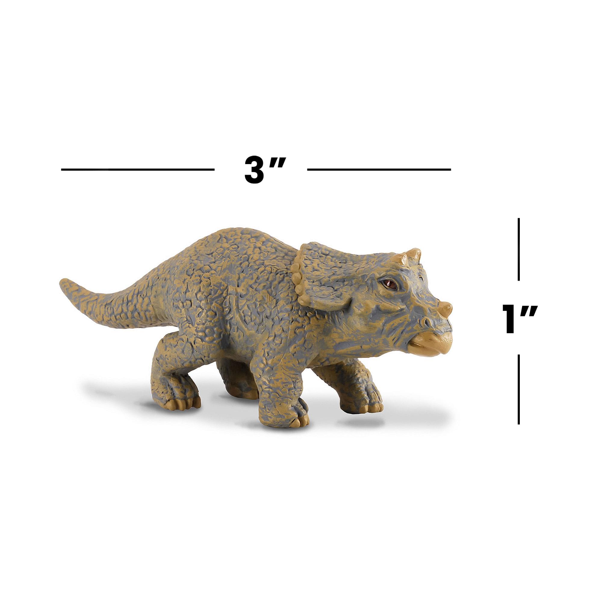 Alt View 2. Breyer Animal Creations - CollectA Prehistoric Life Collection Miniature Figure | Triceratops Baby - Brown.