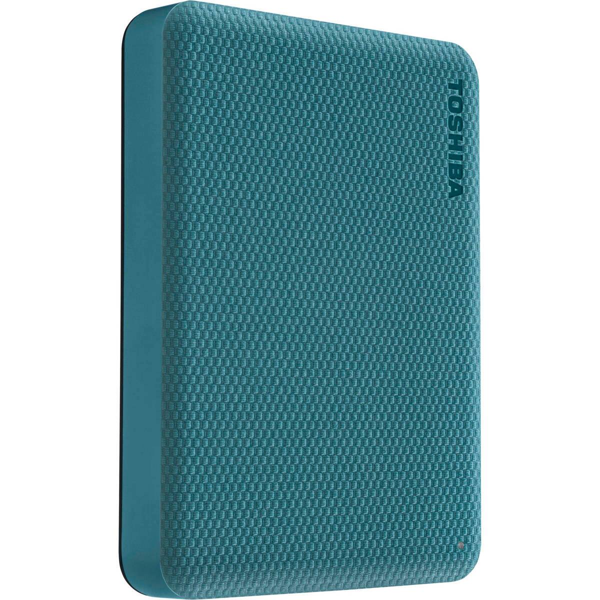 Alt View 7. Toshiba - Toshiba Canvio Advance 4TB USB 3.2 Gen 1 Portable Hard Drive, Green - Green.