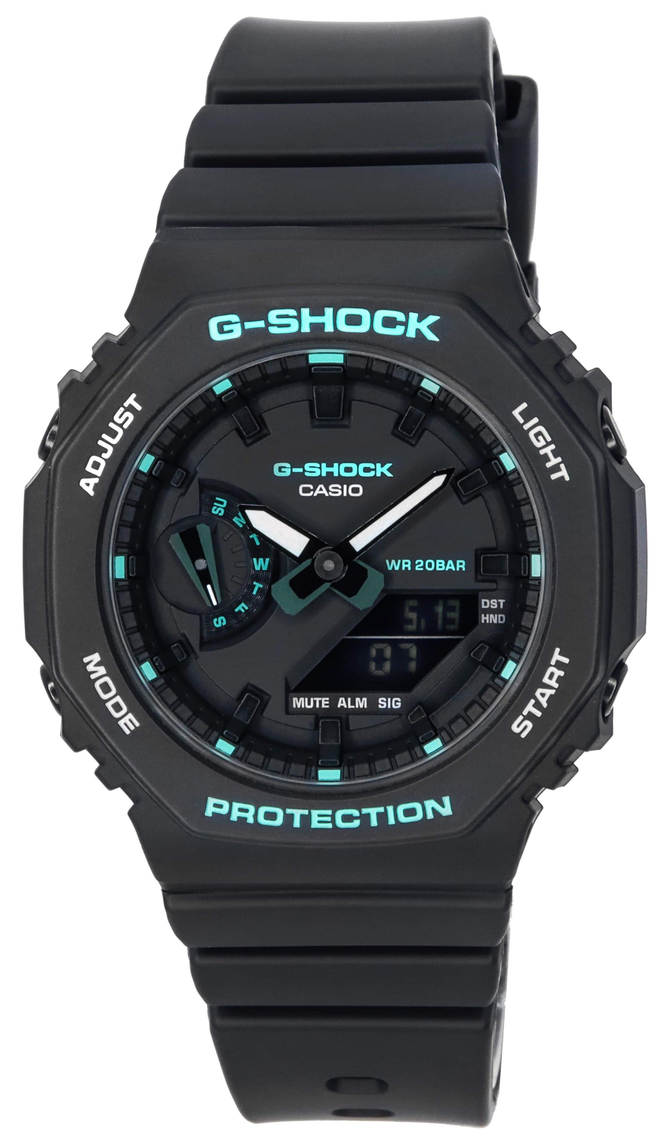 Casio - G-Shock Analog Digital Dial Quartz GMA-S2100GA-1A GMAS2100GA-1 200M Women's Watch - Black