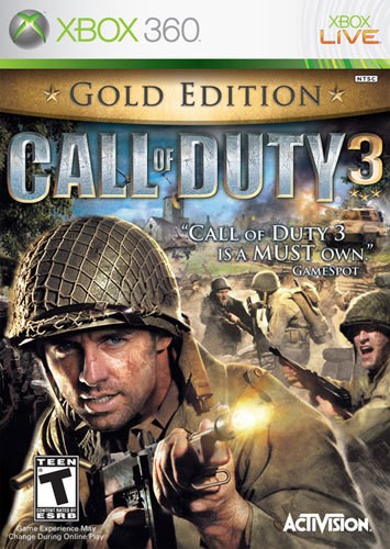  Call of Duty 3: Gold Edition - Xbox 360