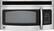 Front Standard. GE - 1.5 Cu. Ft. Over-the-Range Microwave - Stainless-Steel.