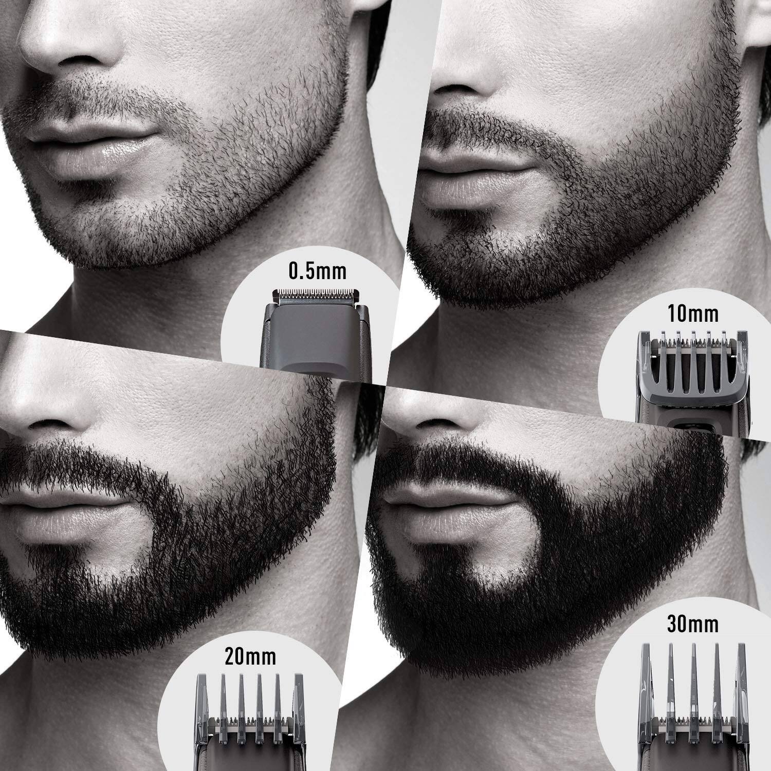 Alt View 16. Panasonic - ER-GB96-K Rechargeable Beard Trimmer with 4 Attachments Wet/Dry - Black.