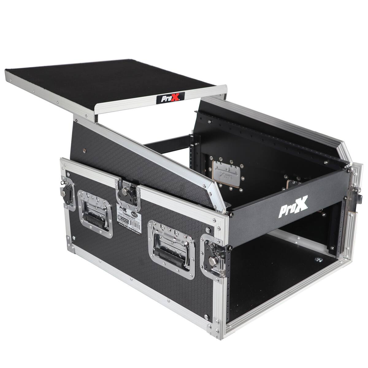 ProX T 6MRSS13ULT Flight Case with Laptop Shelf for 6U Rack x 13U Top ...