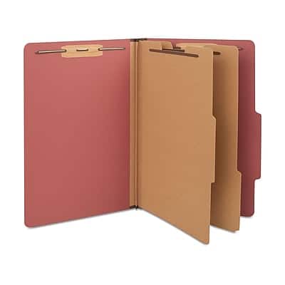 "Staples - 60% Recycled Pressboard Classification Folder, 2-Dividers, 2.5"" Expansion, Legal Size, 10/Box (ST18338/TR18338) - Red" price history on PriceWatchPro