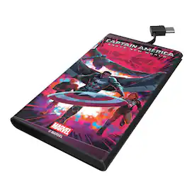 Keyscaper - Marvel Cover Art 5000mAh Flat Powerbank - Sam Wilson Captain America