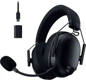 Razer - BlackShark V3 Wireless Over-the-Ear Gaming Headset for PC, Mac, Playstation, Nintendo Switch, Smartphone - Black