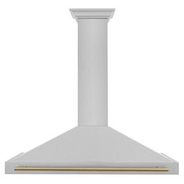 ZLINE Autograph Edition - 48 inches - Externally Vented - Wall Range Hood - Stainless Steel