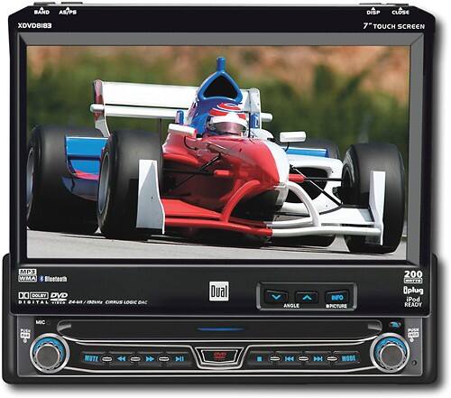 Front Standard. Dual - In-Dash DVD Player/Receiver with 7" Touch Screen.