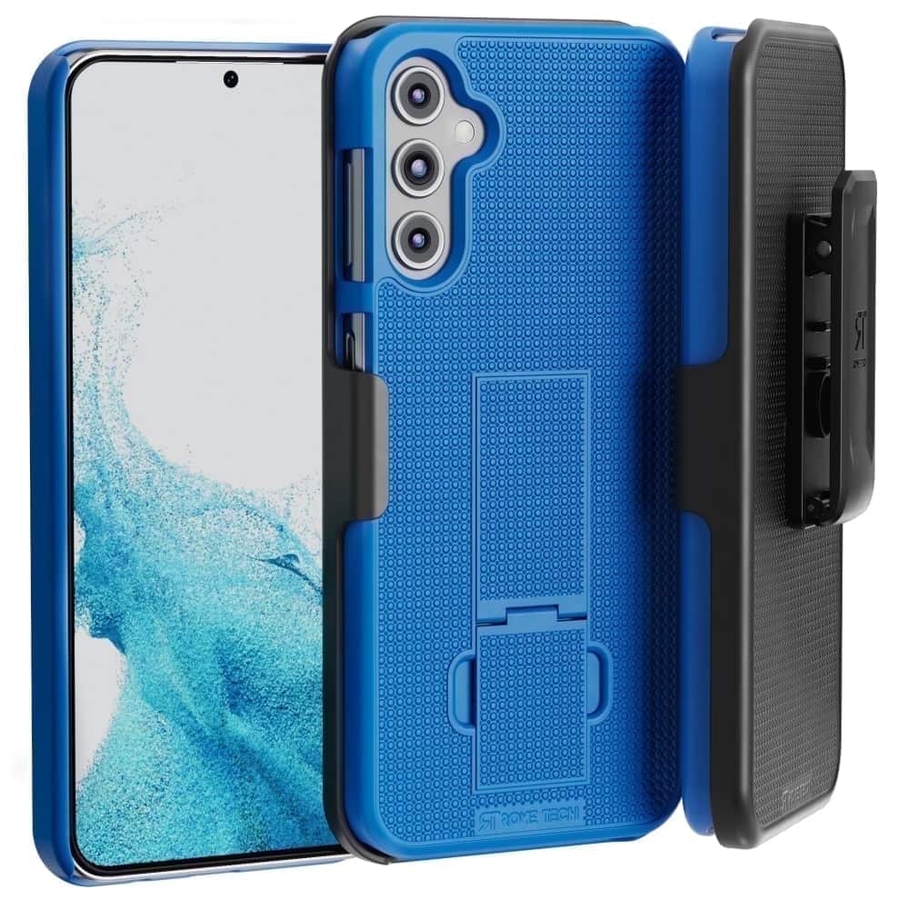 RomeTech - Rome Tech Shell Holster Case for Galaxy S23 Plus - Blue / Black