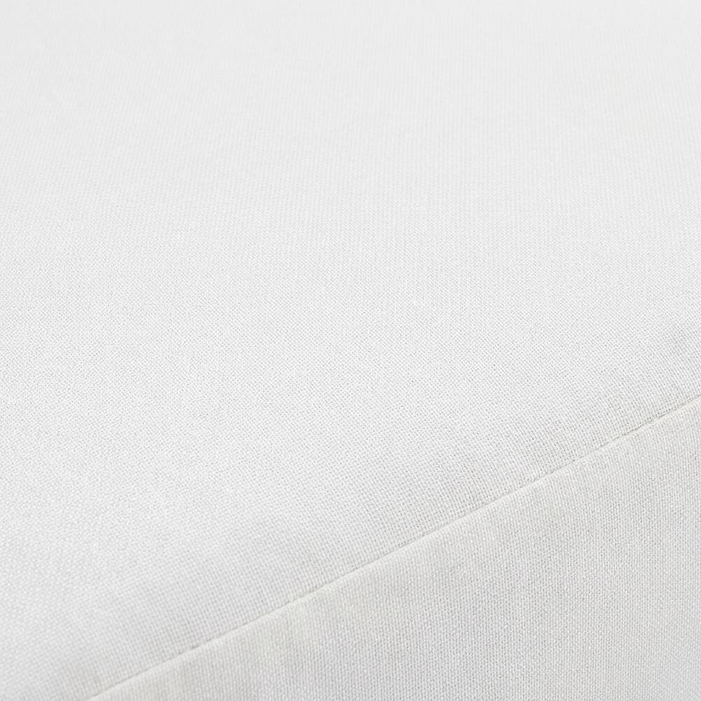 Alt View 1. Outdoor Escape - Adirondack Outdoor Teak Sofa With Cushions And Modern Design - White.