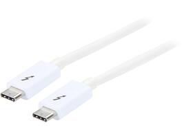 StarTech.com - TBLT3MM2MW Thunderbolt 3 Cable, 2m White, 4K 60Hz, USB-C to USB-C