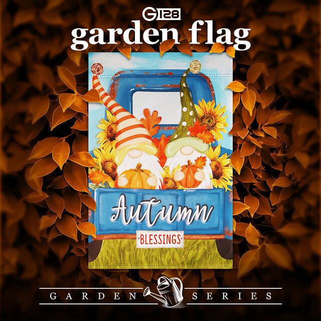 G 128 garden flag Autumn BLESSINGS GARDEN SERIES
