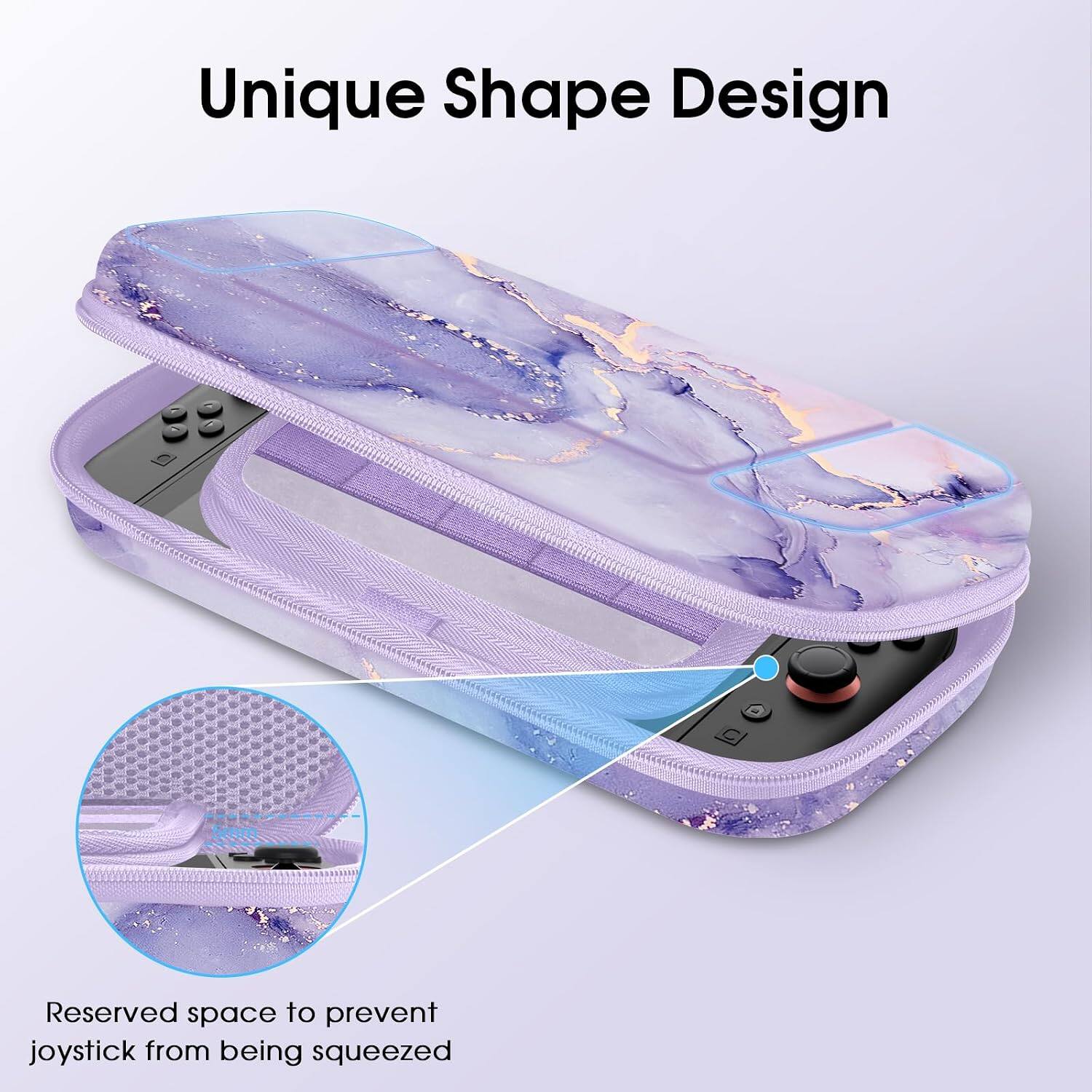 Unique Shape Design

Reserved space to prevent joystick from being squeezed