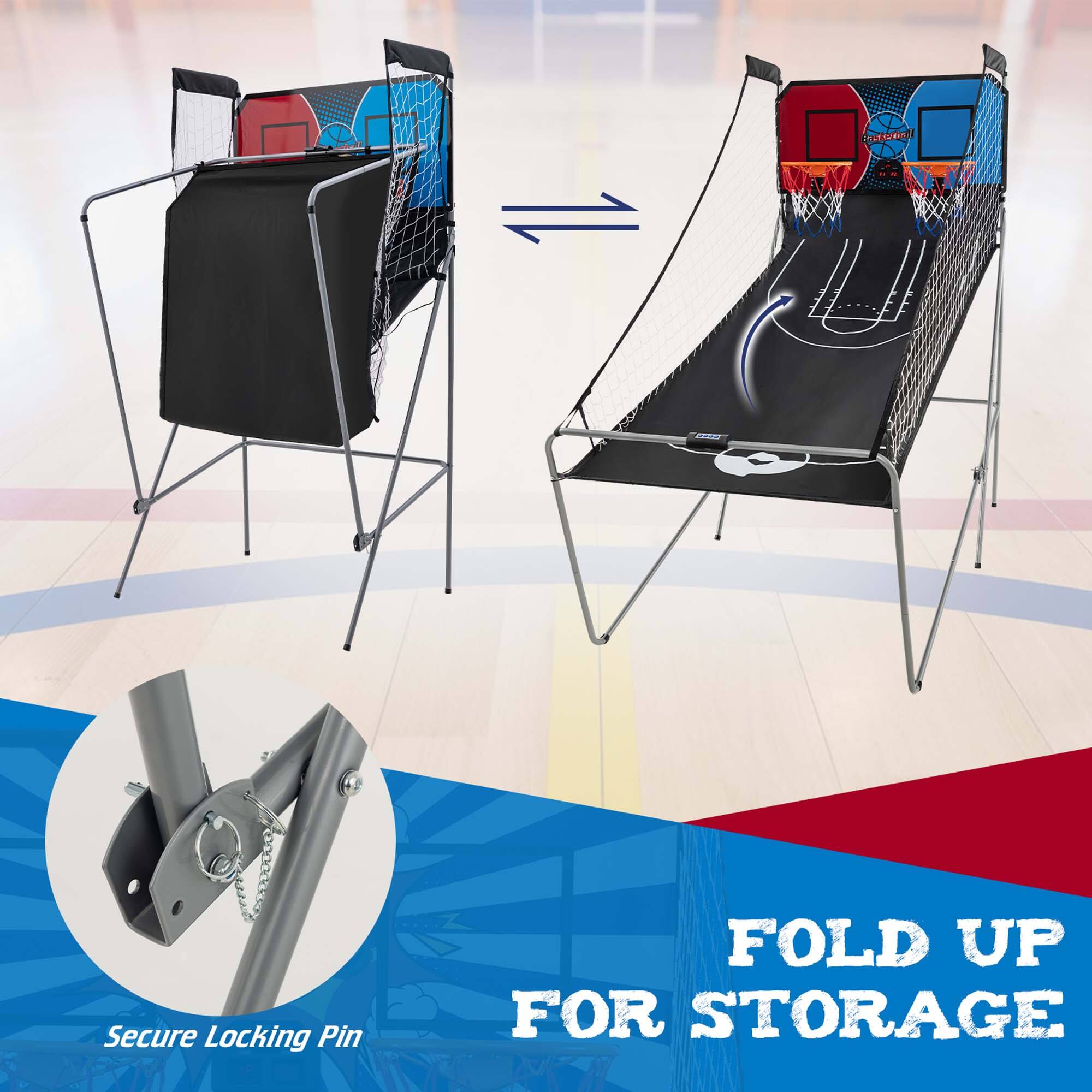 The text on the image reads "Fold Up for Storage," which indicates that the object is designed to be easily folded and stored away when not in use.