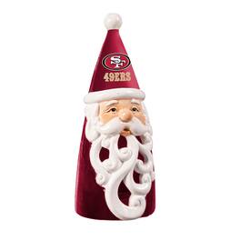 Evergreen Enterprises - San Francisco 49ers 8" LED Santa Statue - Red