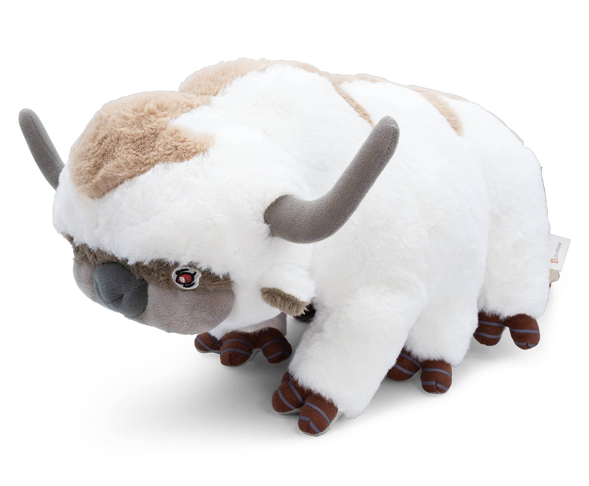 Front. Nickelodeon - Avatar: The Last Airbender 15-Inch Character Plush Toy | Appa - White.
