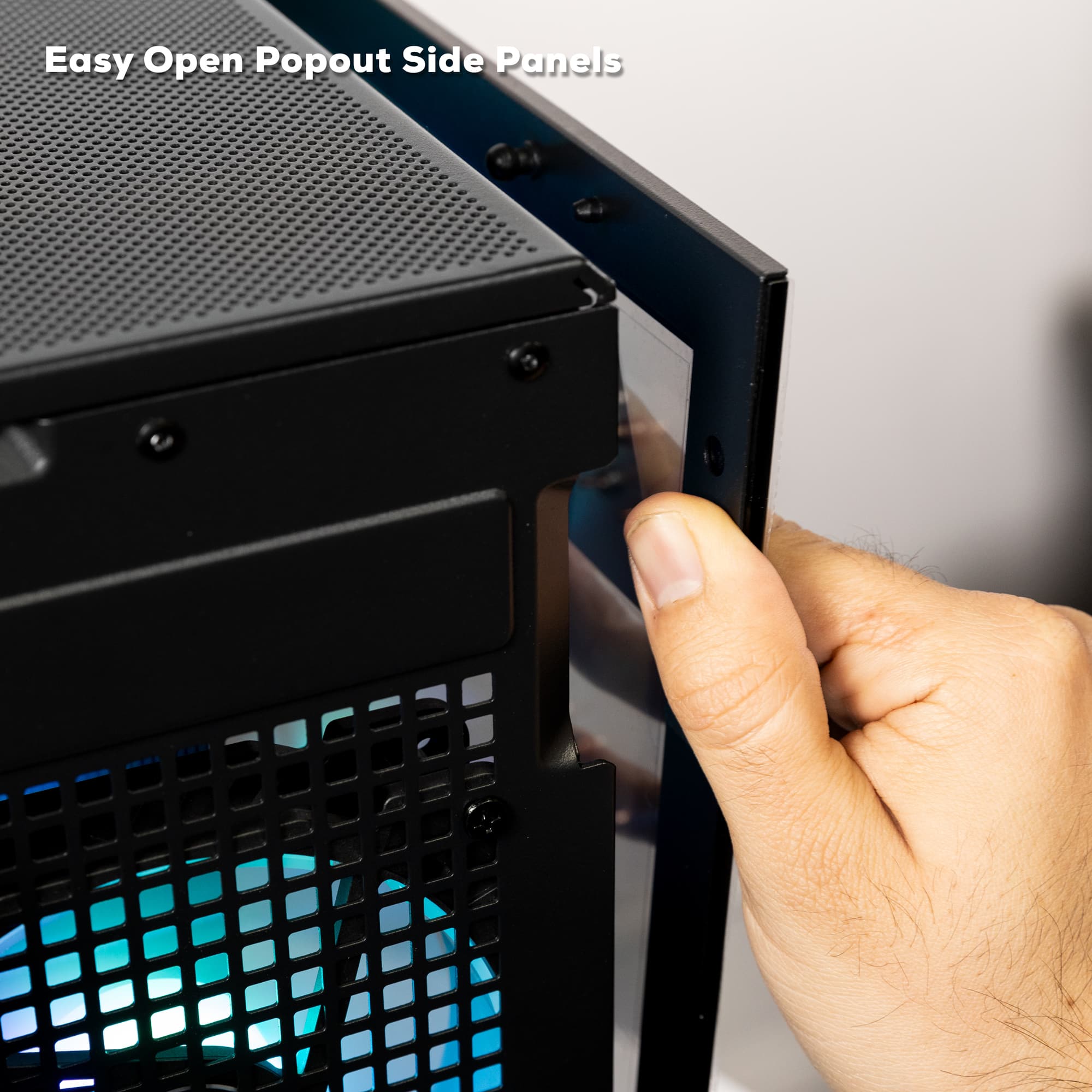 Easy Open Popout Side Panels