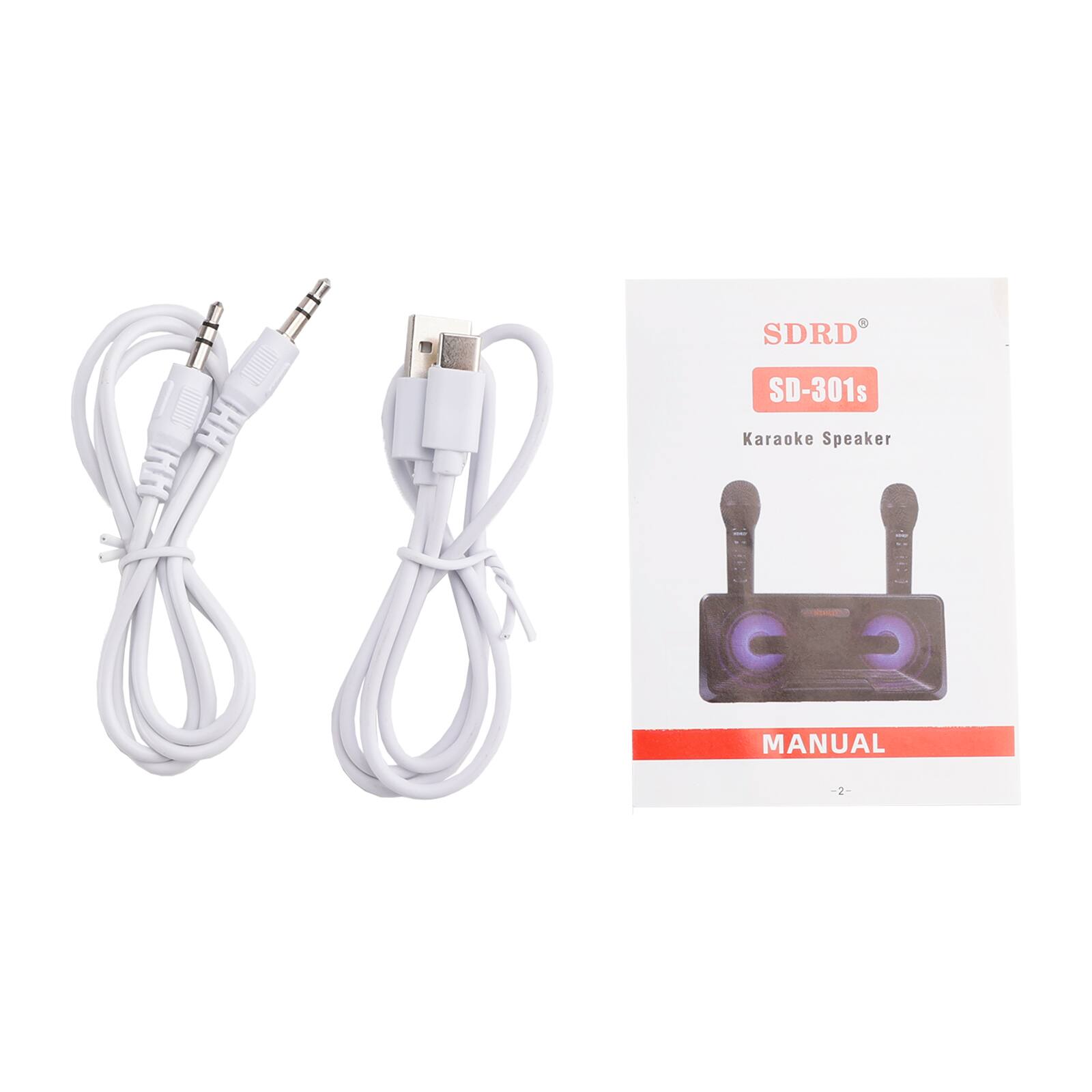 SDRD  
SD-301s  
Karaoke Speaker  
MANUAL