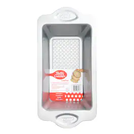 Betty Crocker - Carbon Steel 12.5 x 6.25 x 3 Inch Loaf Pan - Silver